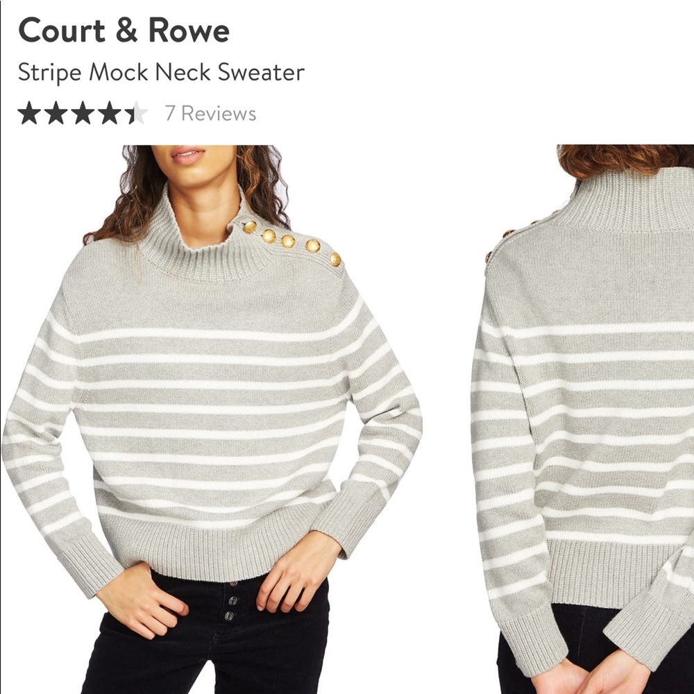 Court & Rowe Striped Sweater